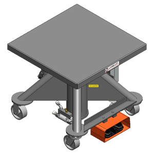 Powered Electric Hydraulic Lift Table - 30 inch - Lange Lift