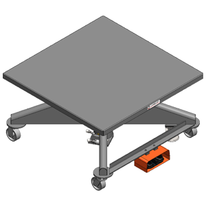 Powered Electric Hydraulic Lift Table - 48 inch - Lange Lift
