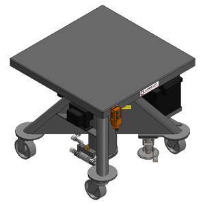 Hydraulic Battery-Powered Lift Table - 30 inch - Lange Lift