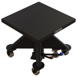 High Low View - 24-in Manual Powered Lift Table by Lange Lift