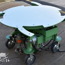 green air powered hydraulic lift table