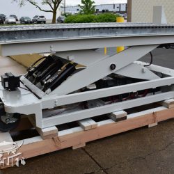 battery powered hydraulic scissor lift table roller conveyor 344667 A