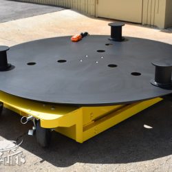 electric powered round top hydraulic scissor lift table 6000 lbs 33713 c